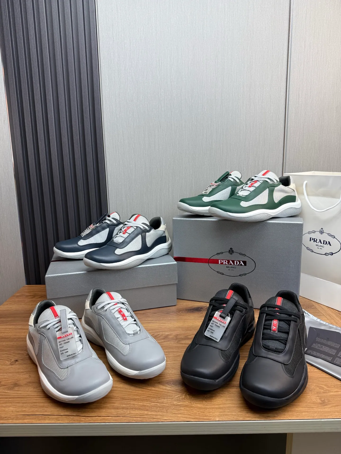 Men's shoes 💰560💰 [PRADA] Men's shoes are popular in the counter, official website is synchronized, 1 high-quality shipment ✔️Original cowhide upper + cowhide lining, 1🆚1 replica, original sole, 38-45 (45 customized, non-refundable)